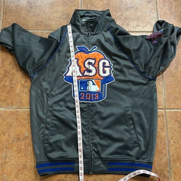 Mens New Majestic 2013 All Star Game Home Run Big Apple Track Jacket Size XLT - Picture 7 of 7